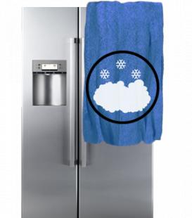 Намерзает снег, лед на стенке – холодильник Lg
